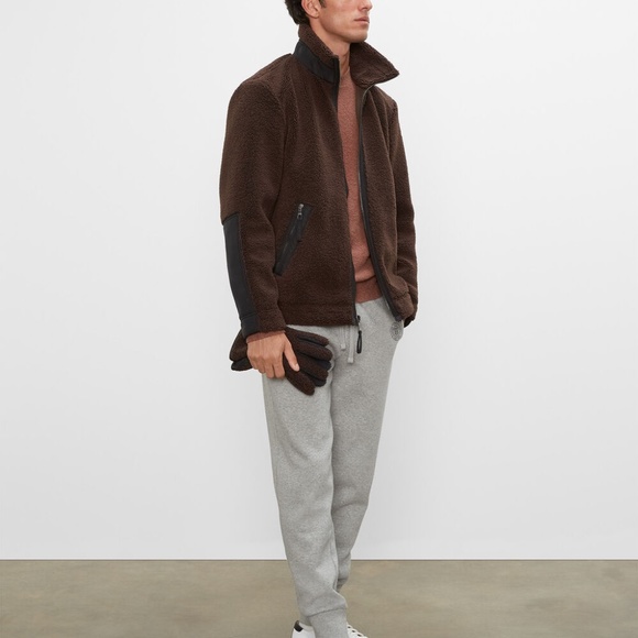 Sherpa Jacket - New With Tags - NEVER WORN - Brown - Picture 4 of 5